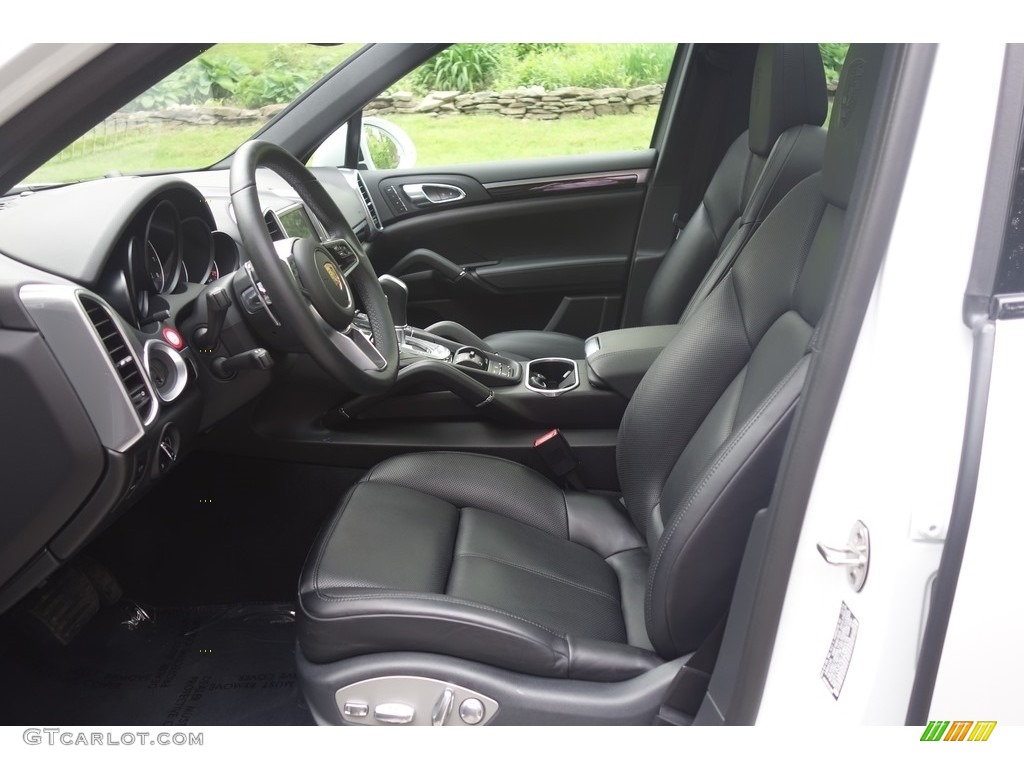 2017 Porsche Cayenne Platinum Edition Front Seat Photo #120452642
