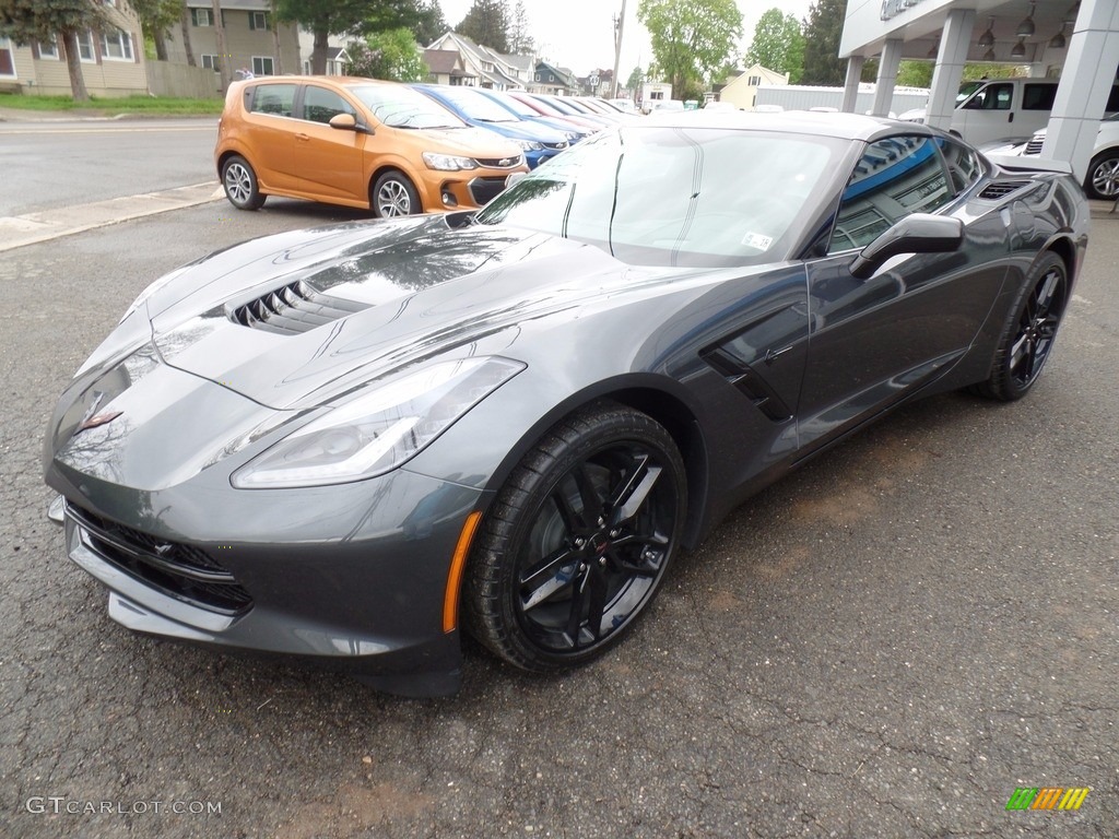 Watkins Glen Gray Metallic 2017 Chevrolet Corvette Stingray Coupe Exterior Photo #120452930