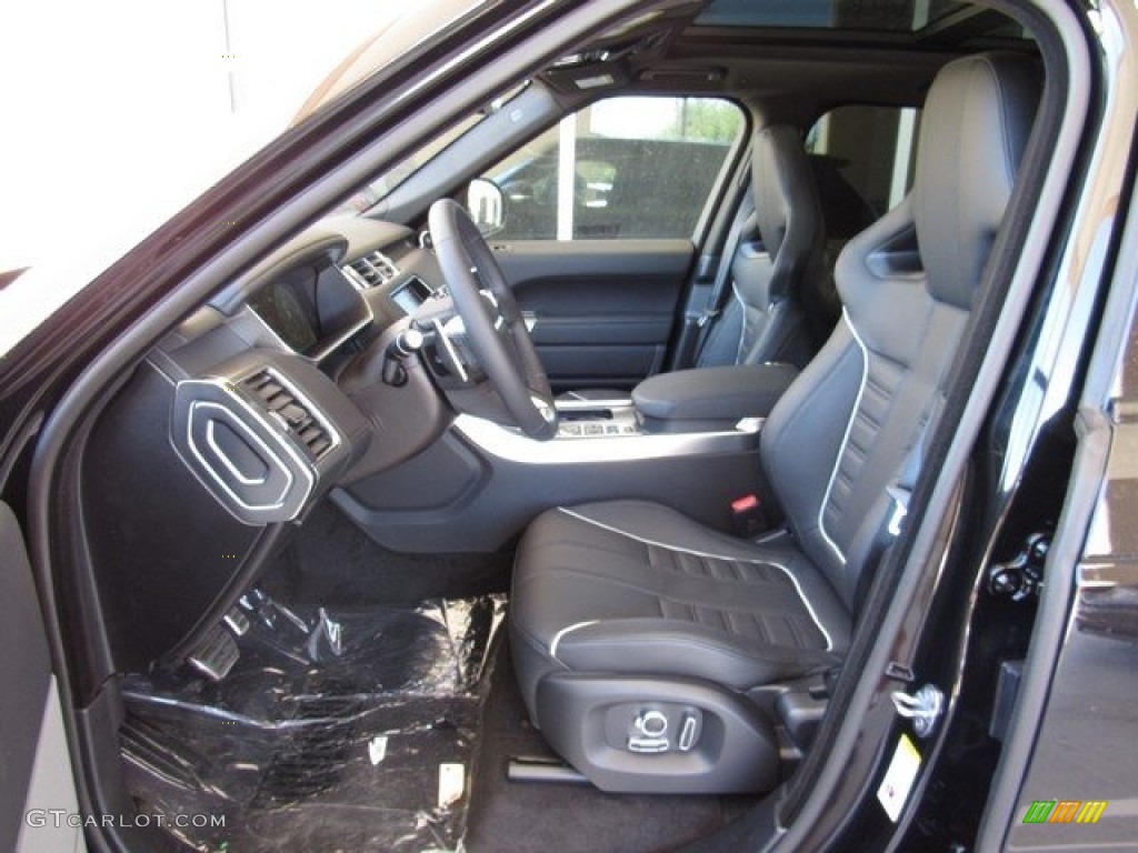 Ebony/Ebony Interior 2017 Land Rover Range Rover Sport SVR Photo #120452966