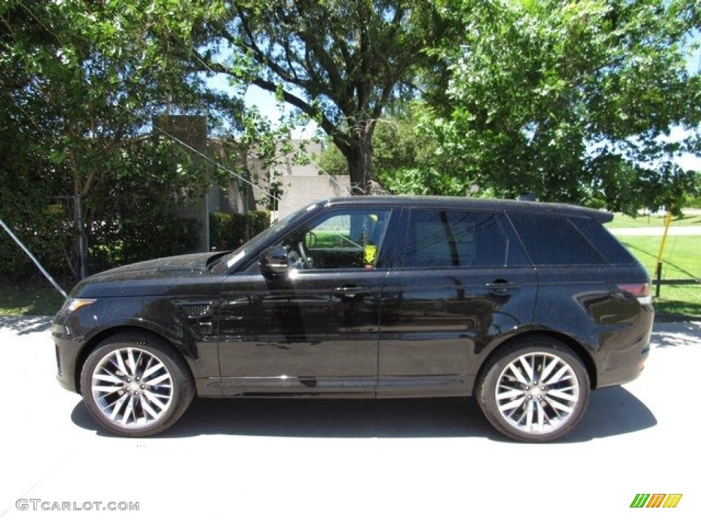 Santorini Black 2017 Land Rover Range Rover Sport SVR Exterior Photo #120453146