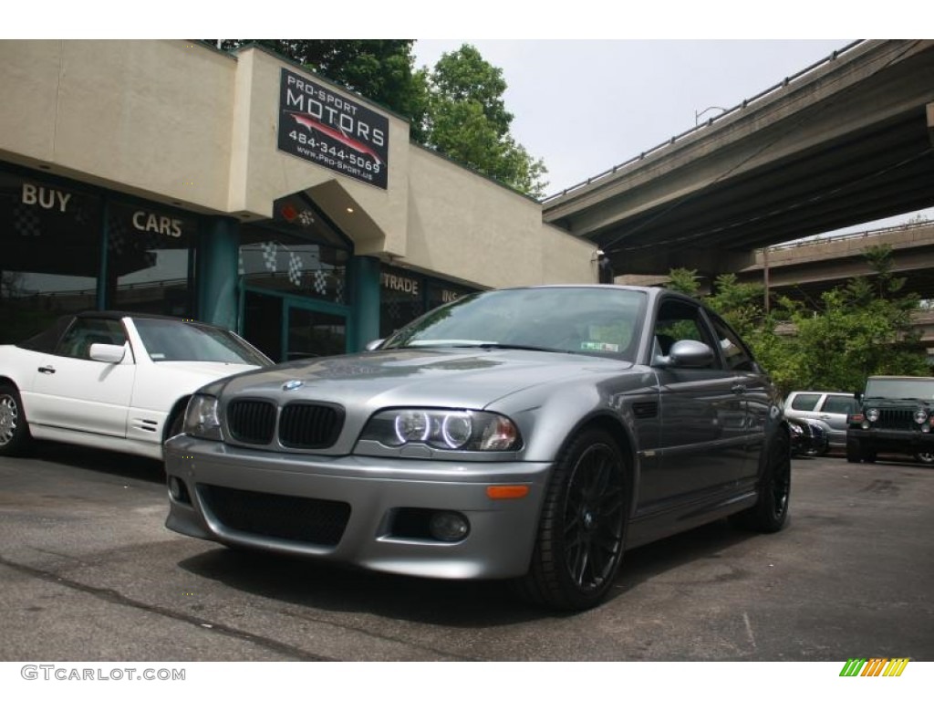 2006 M3 Coupe - Silver Grey Metallic / Black photo #1