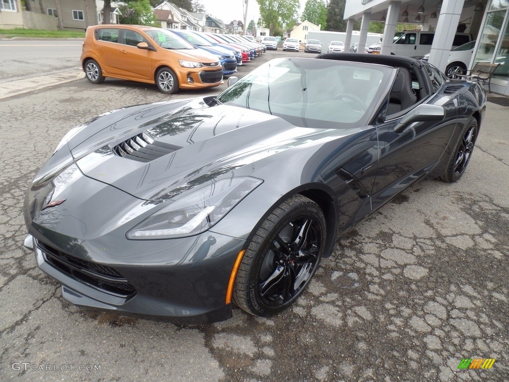 Watkins Glen Gray Metallic 2017 Chevrolet Corvette Stingray Coupe Exterior Photo #120454193