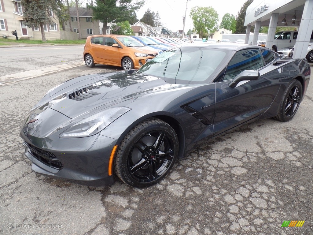 Watkins Glen Gray Metallic 2017 Chevrolet Corvette Stingray Coupe Exterior Photo #120454328