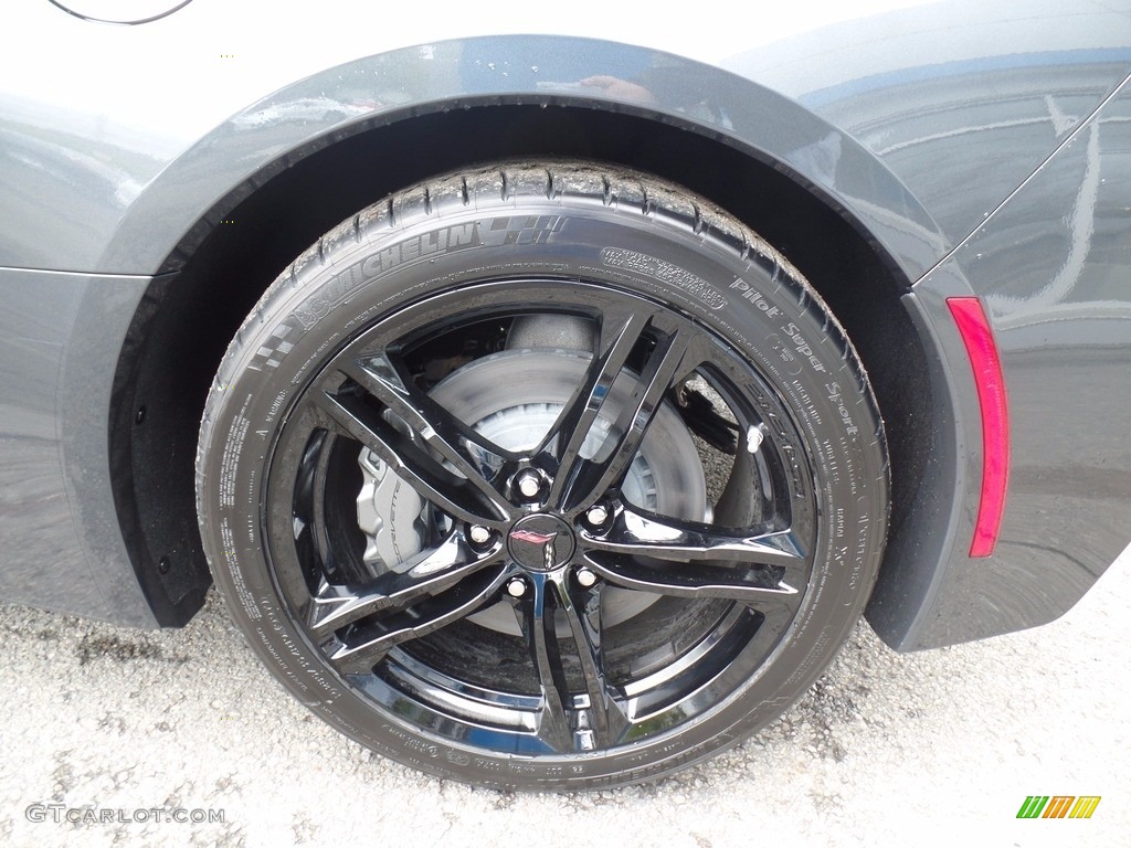 2017 Corvette Stingray Coupe - Watkins Glen Gray Metallic / Jet Black photo #15