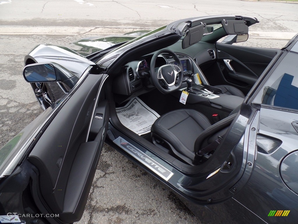 2017 Corvette Stingray Coupe - Watkins Glen Gray Metallic / Jet Black photo #18