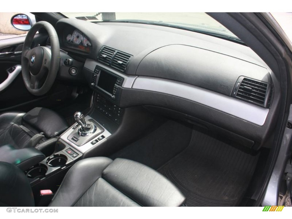 2006 BMW M3 Coupe Black Dashboard Photo #120454925