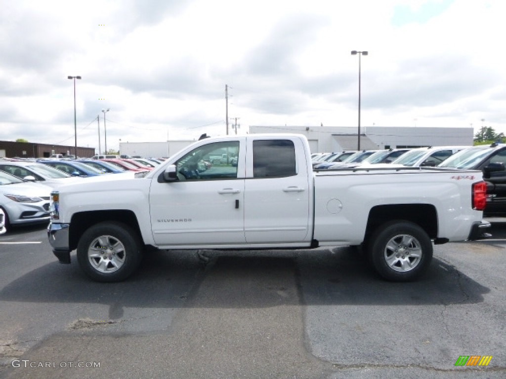 2017 Silverado 1500 LT Double Cab 4x4 - Summit White / Jet Black photo #2