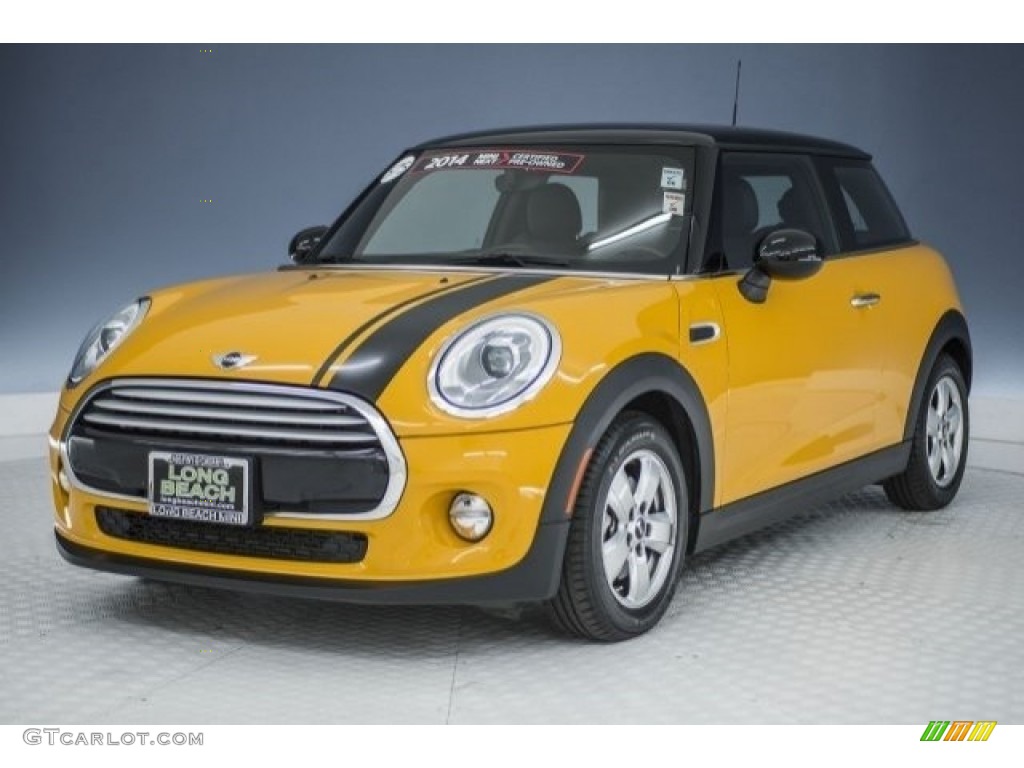 2014 Cooper Hardtop - Volcanic Orange / Carbon Black photo #30