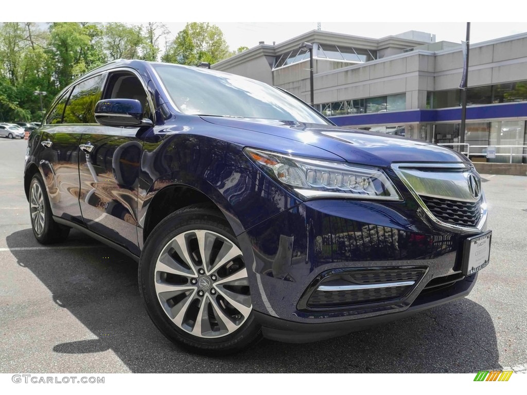 Fathom Blue Pearl 2015 Acura MDX SH-AWD Technology Exterior Photo #120456710