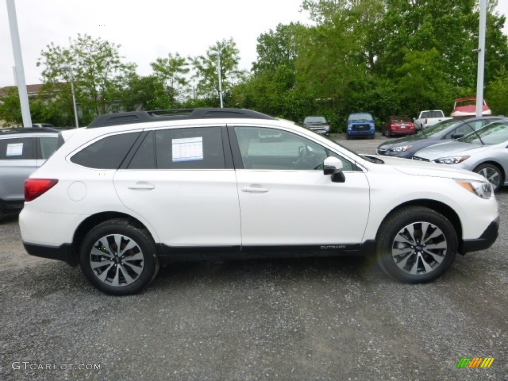 2017 Outback 3.6R Limited - Crystal White Pearl / Warm Ivory photo #7