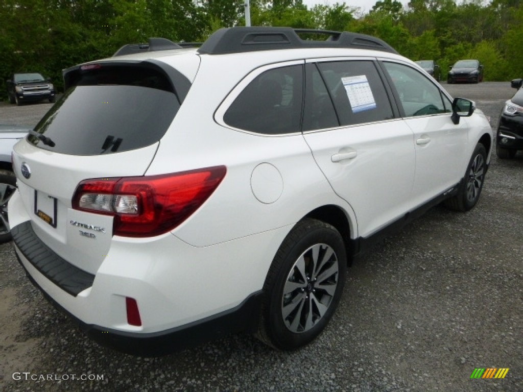 2017 Outback 3.6R Limited - Crystal White Pearl / Warm Ivory photo #8