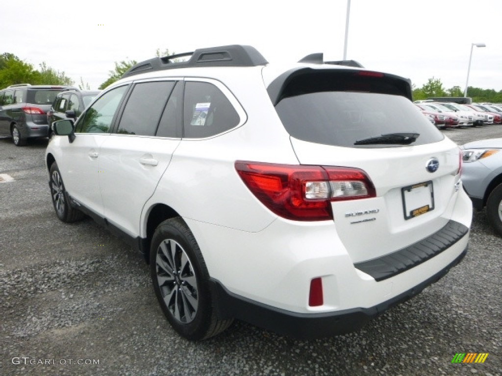 2017 Outback 3.6R Limited - Crystal White Pearl / Warm Ivory photo #10