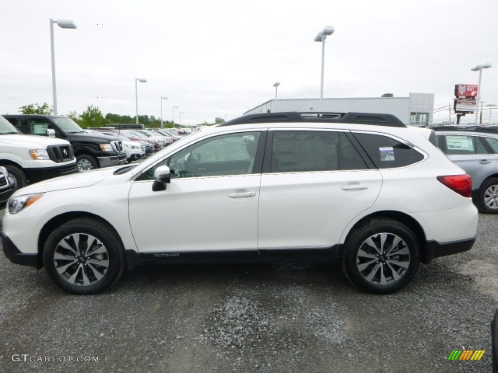 2017 Outback 3.6R Limited - Crystal White Pearl / Warm Ivory photo #11
