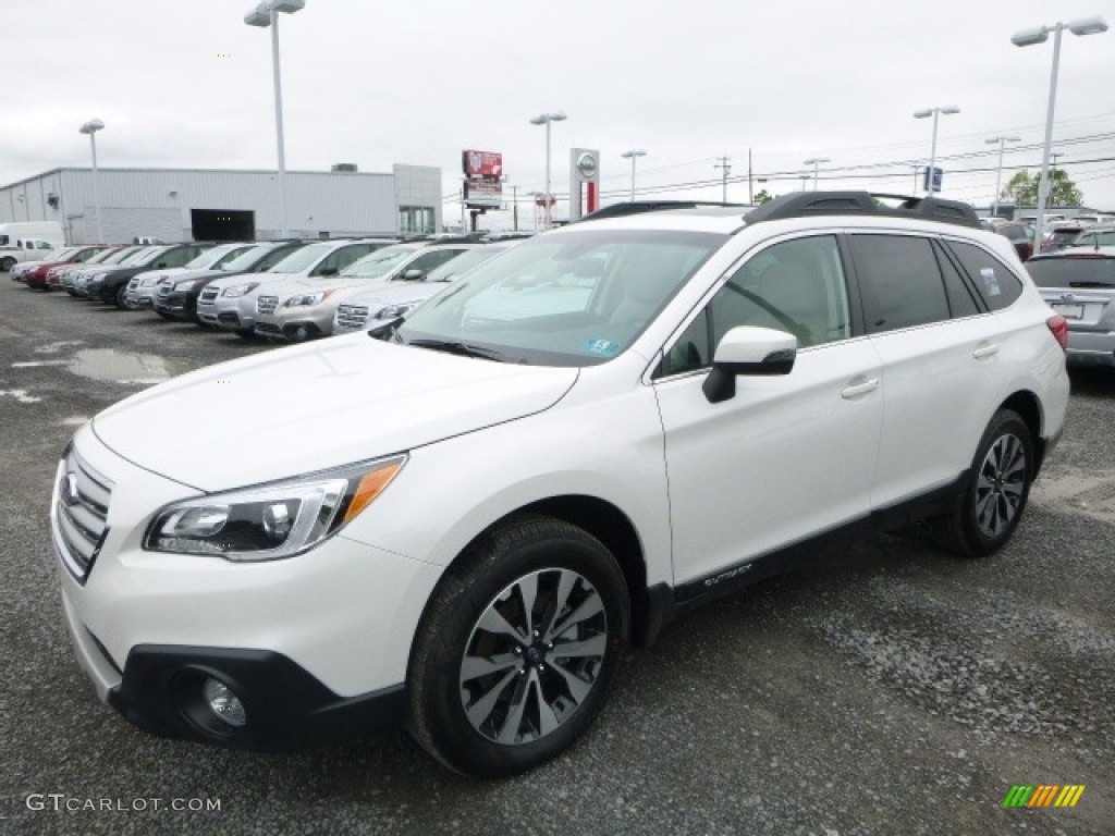 2017 Outback 3.6R Limited - Crystal White Pearl / Warm Ivory photo #12