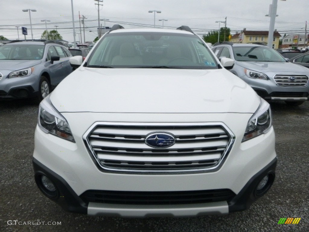 2017 Outback 3.6R Limited - Crystal White Pearl / Warm Ivory photo #13