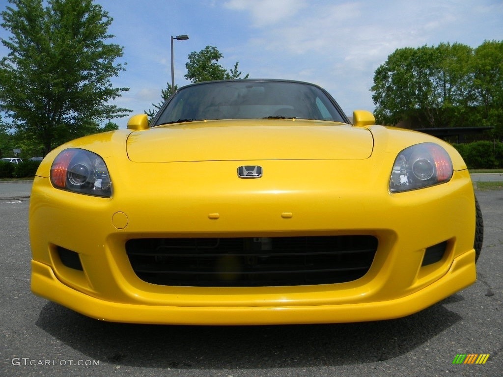 2001 S2000 Roadster - Spa Yellow / Black photo #4