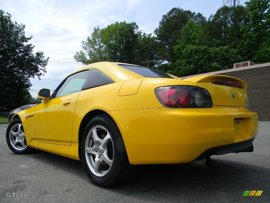 2001 S2000 Roadster - Spa Yellow / Black photo #8