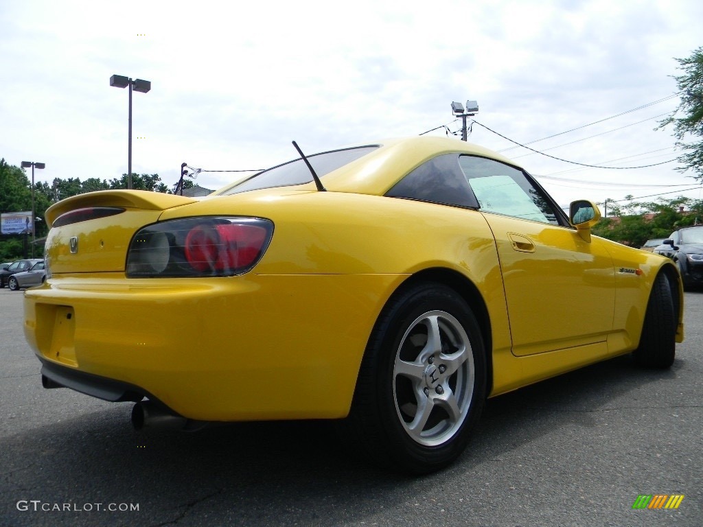 2001 S2000 Roadster - Spa Yellow / Black photo #10