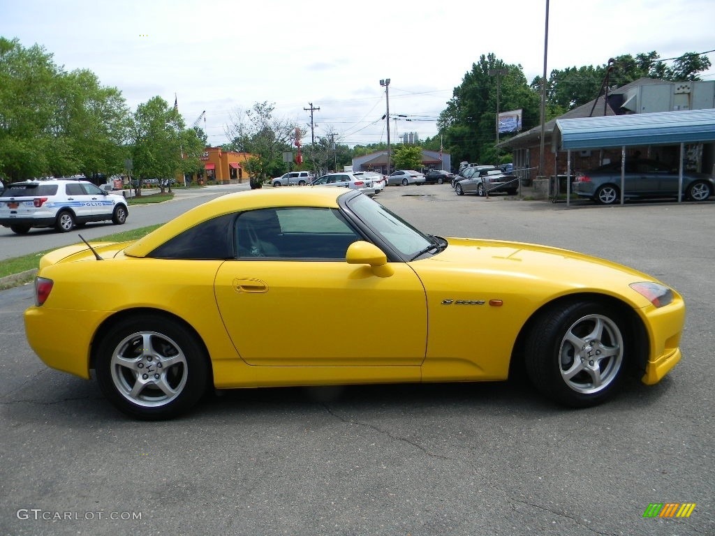 Spa Yellow 2001 Honda S2000 Roadster Exterior Photo #120457250