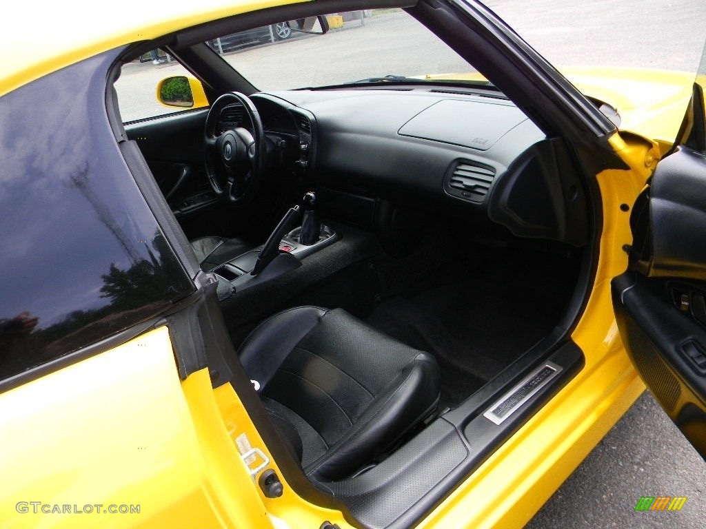 2001 S2000 Roadster - Spa Yellow / Black photo #14