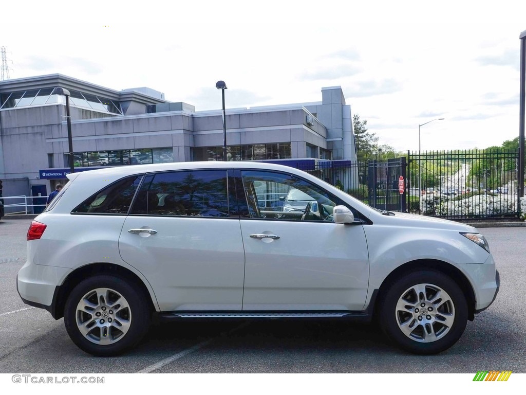 Aspen White Pearl 2009 Acura MDX Technology Exterior Photo #120457709