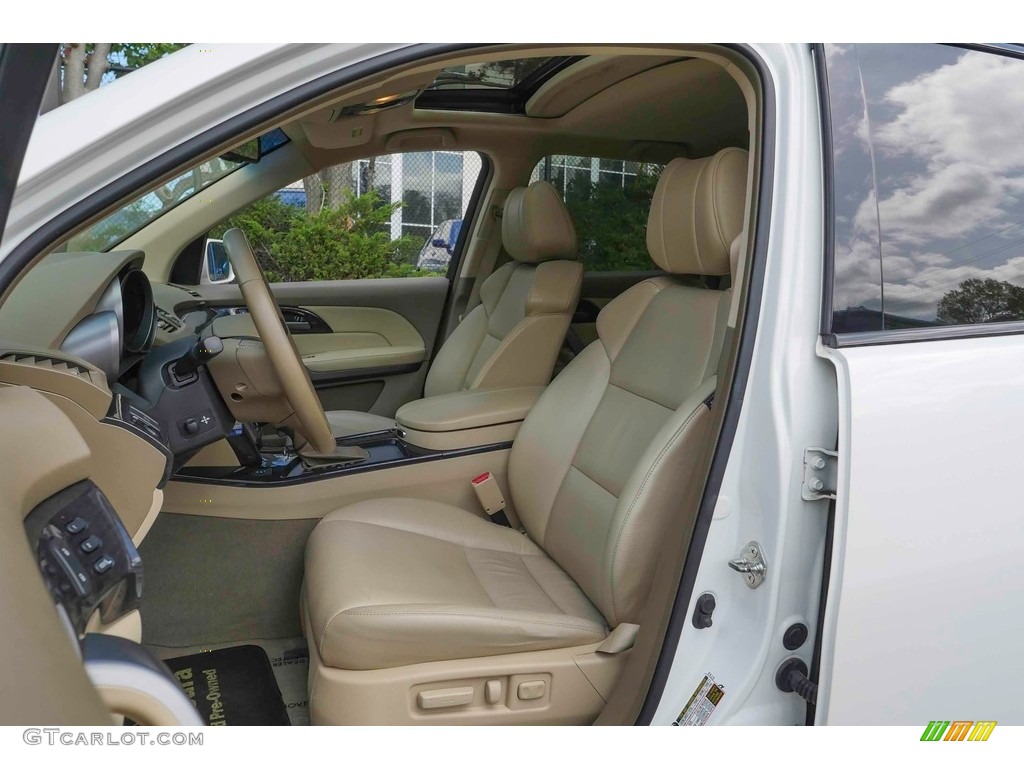 Parchment Interior 2009 Acura MDX Technology Photo #120457871
