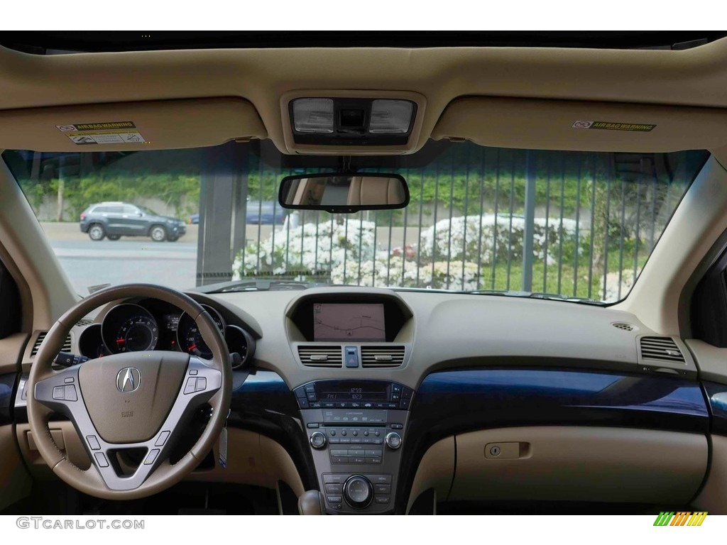 2009 Acura MDX Technology Parchment Dashboard Photo #120457919