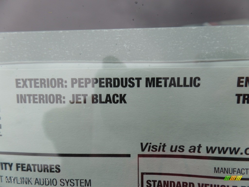 2017 Malibu LT - Pepperdust Metallic / Jet Black photo #39
