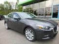 2017 Machine Gray Metallic Mazda MAZDA3 Touring 5 Door  photo #3