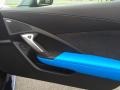 Tension Blue Two-Tone 2017 Chevrolet Corvette Grand Sport Coupe Door Panel