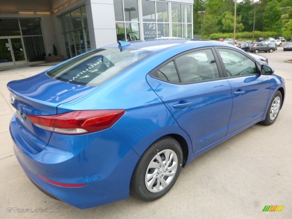 2017 Elantra SE - Electric Blue / Gray photo #2