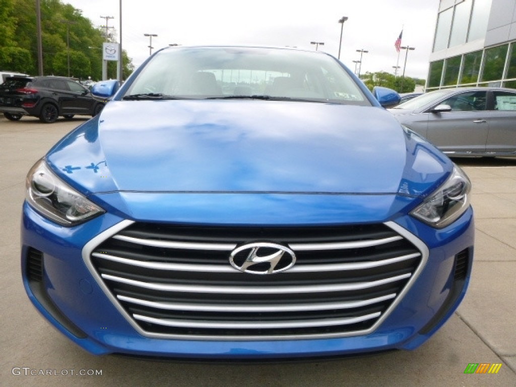 2017 Elantra SE - Electric Blue / Gray photo #4