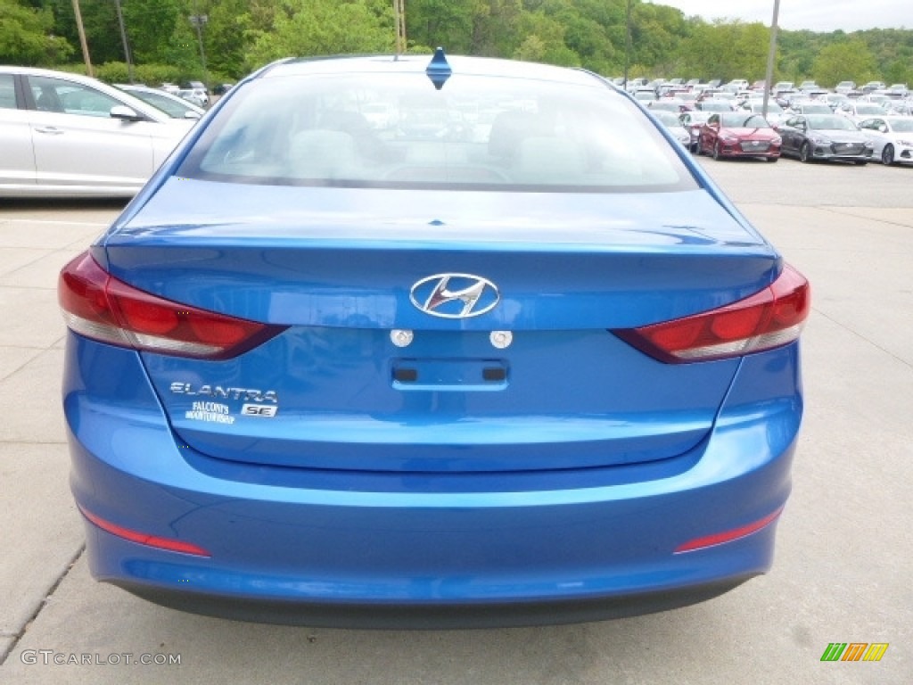 2017 Elantra SE - Electric Blue / Gray photo #6