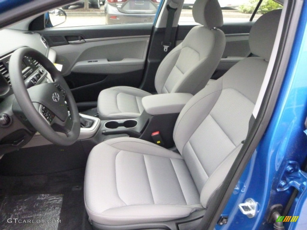 2017 Elantra SE - Electric Blue / Gray photo #10