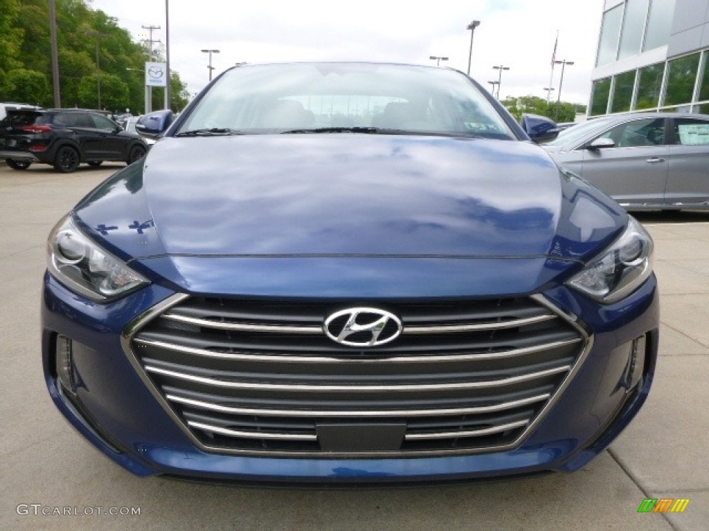 2017 Elantra Limited - Lakeside Blue / Black photo #4