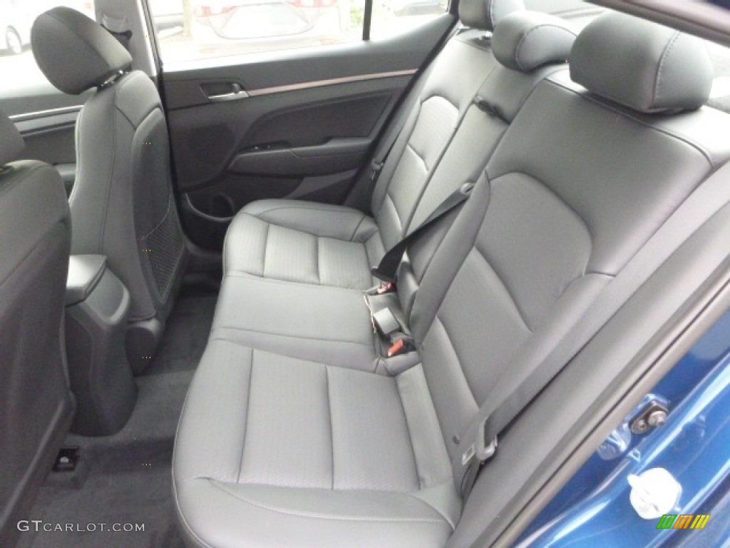 2017 Elantra Limited - Lakeside Blue / Black photo #8