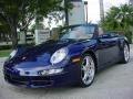 2006 Lapis Blue Metallic Porsche 911 Carrera 4S Cabriolet  photo #8