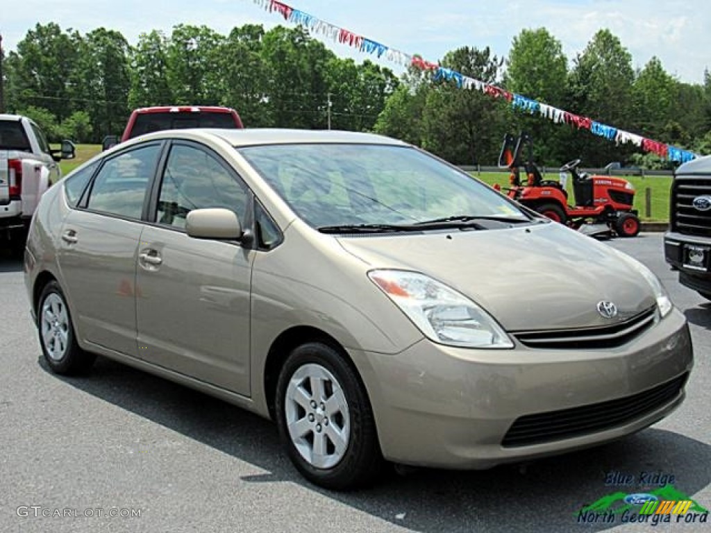 2004 Prius Hybrid - Driftwood Pearl / Brown/Ivory photo #7