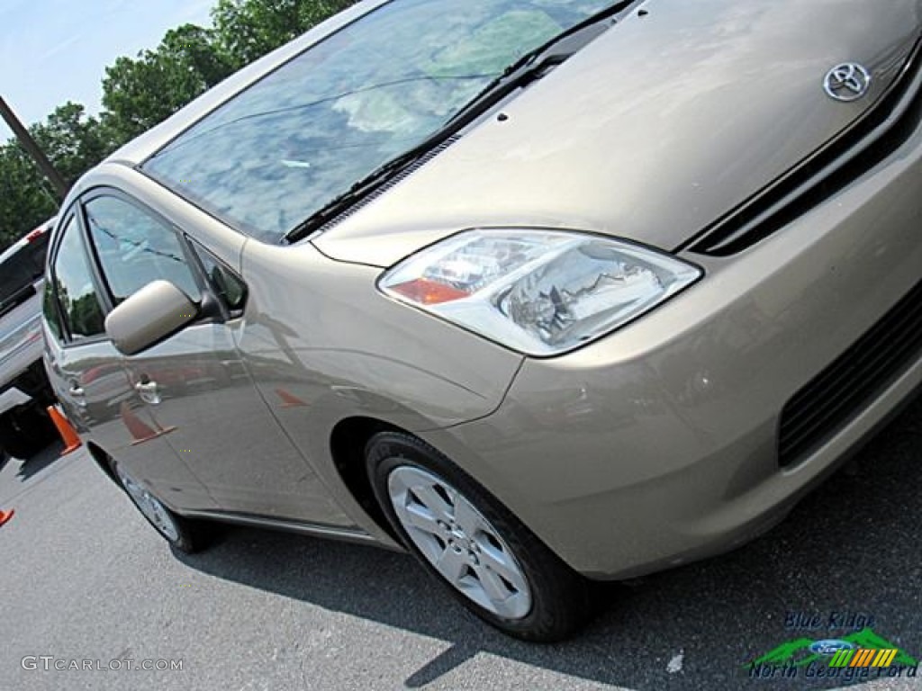 2004 Prius Hybrid - Driftwood Pearl / Brown/Ivory photo #30