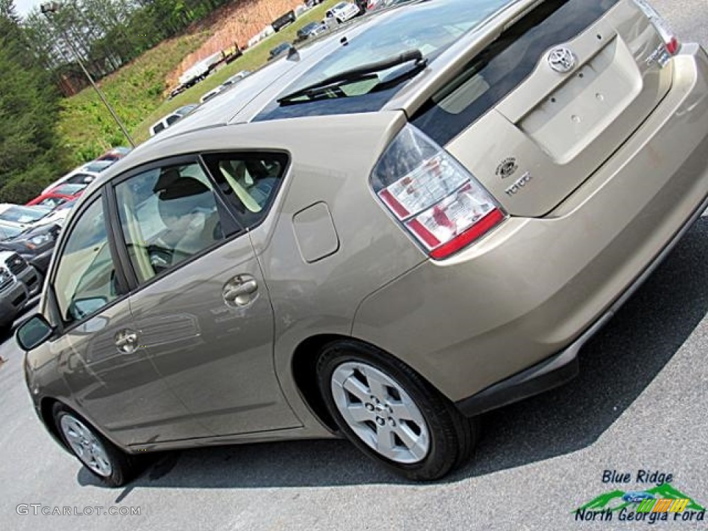 2004 Prius Hybrid - Driftwood Pearl / Brown/Ivory photo #32