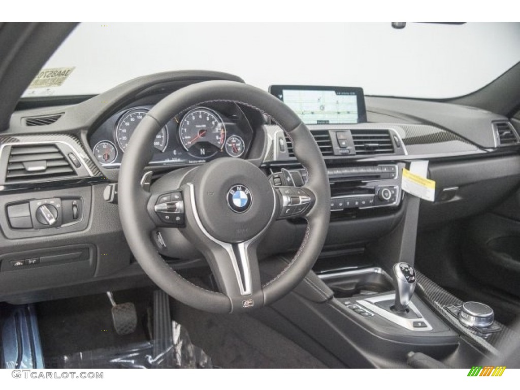 2018 BMW M4 Coupe Black Dashboard Photo #120462596