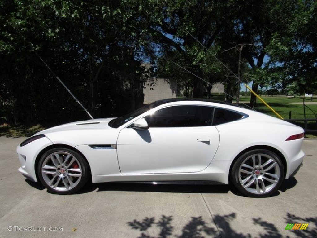 Polaris White 2015 Jaguar F-TYPE R Coupe Exterior Photo #120463079