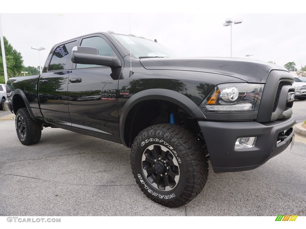Brilliant Black Crystal Pearl 2017 Ram 2500 Power Wagon Crew Cab 4x4 Exterior Photo #120463127