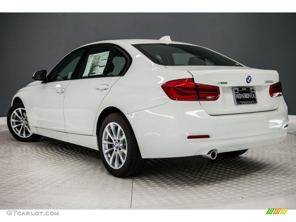 2017 3 Series 320i xDrive Sedan - Alpine White / Black photo #3