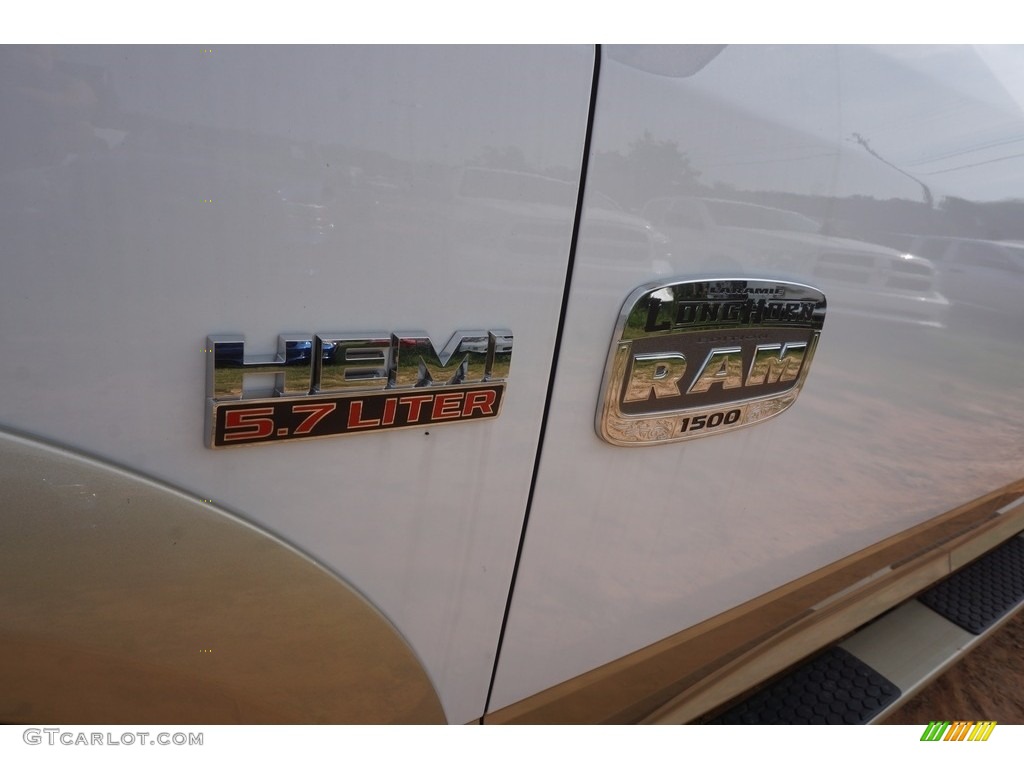 2017 1500 Laramie Longhorn Crew Cab - Bright White / Canyon Brown/Light Frost Beige photo #6