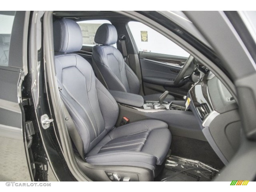 2017 5 Series 540i Sedan - Black Sapphire Metallic / Night Blue photo #2