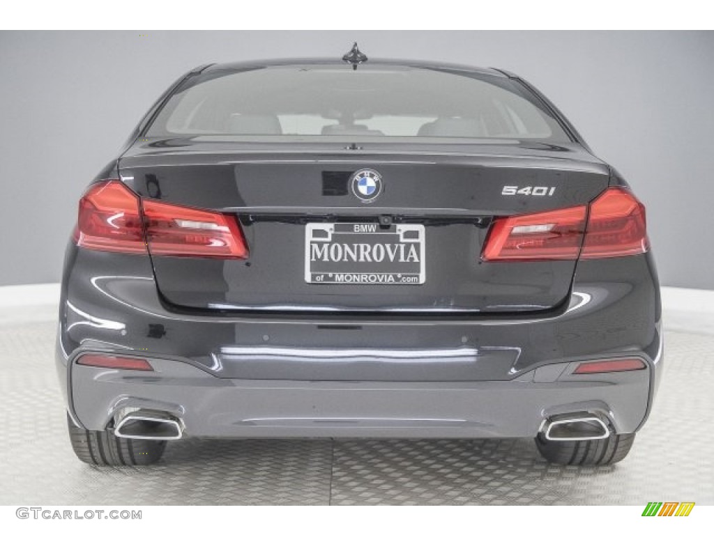 2017 5 Series 540i Sedan - Black Sapphire Metallic / Night Blue photo #4