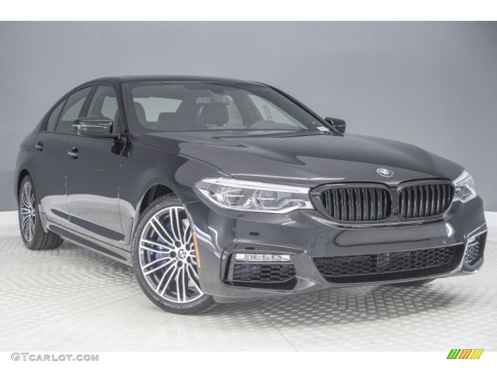 2017 5 Series 540i Sedan - Black Sapphire Metallic / Night Blue photo #12