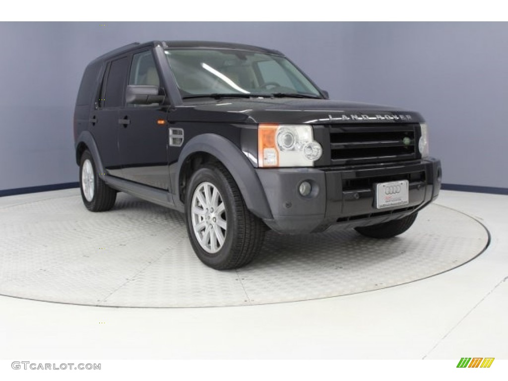 2008 LR3 V8 SE - Java Black Pearlescent / Alpaca Beige photo #1