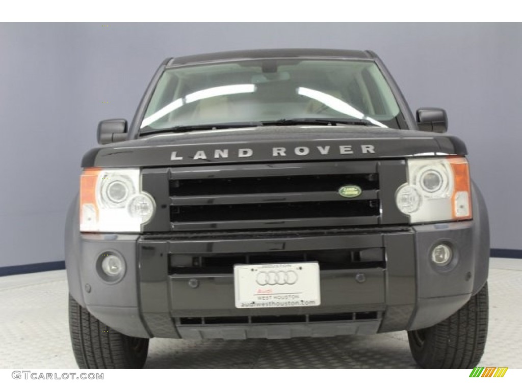 2008 LR3 V8 SE - Java Black Pearlescent / Alpaca Beige photo #2